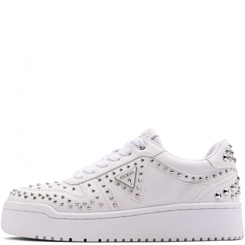 Guess Mogana Teniși damă FLFMGNELE12-WHITE