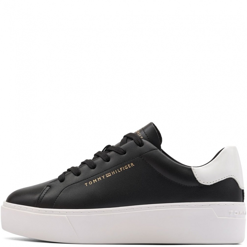 Tommy Hilfiger Chic Platform Cupsole Patent Teniși damă FW0FW08681BDS