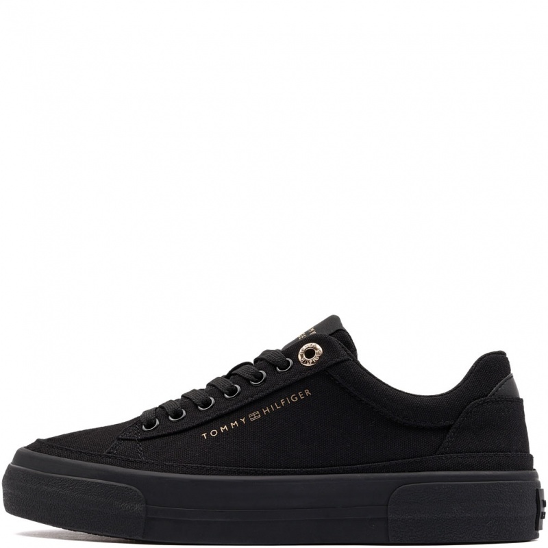 Tommy Hilfiger Foxing Platform Canvas Teniși damă FW0FW09480BDS