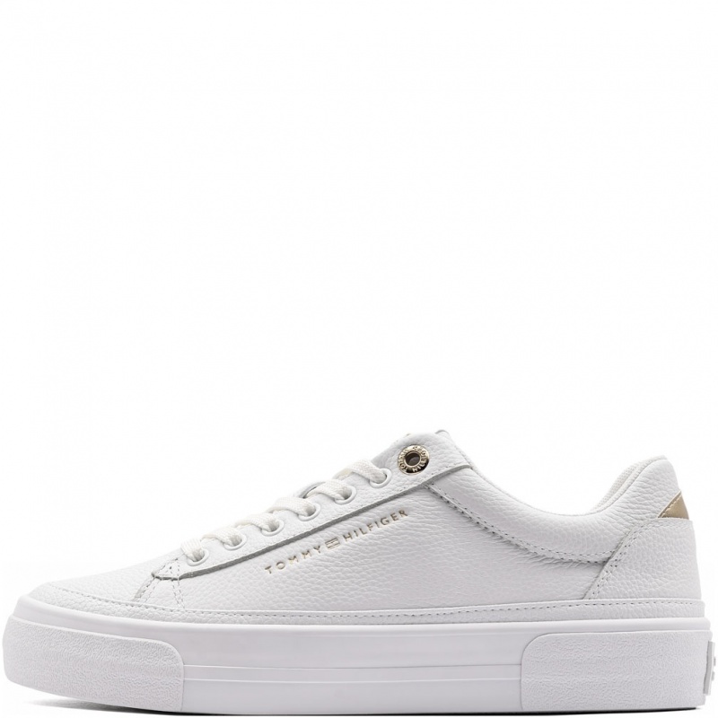 Tommy Hilfiger Foxing Platform Leather Teniși damă FW0FW09018YBS