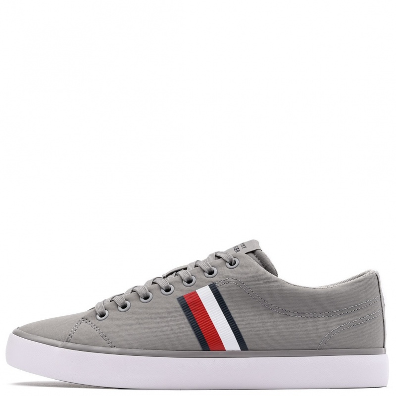 Tommy Hilfiger TH Hi Vulc Low Core Stripes Mesh Teniși bărbați FM0FM05393PRY