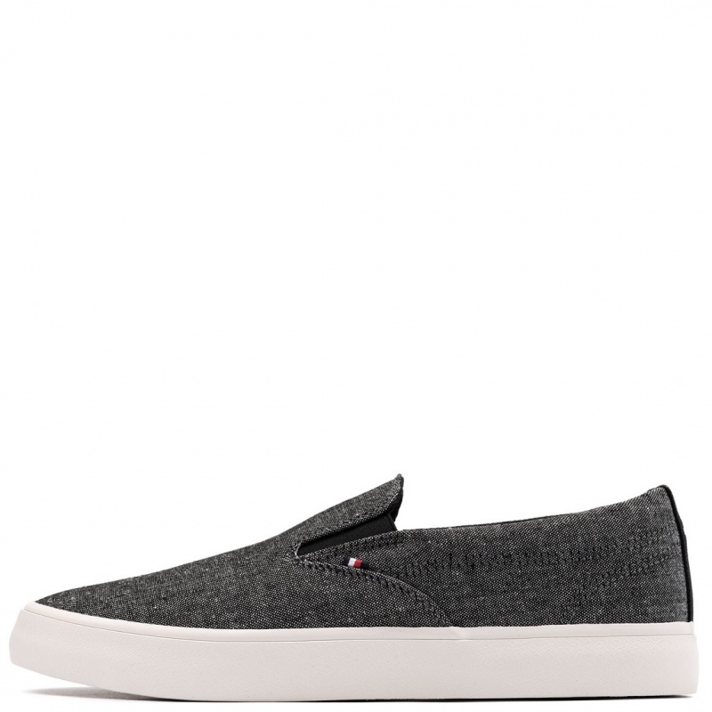 Tommy Hilfiger TH Hi Vulc Low Slip On Ch Teniși bărbați FM0FM05390BDS