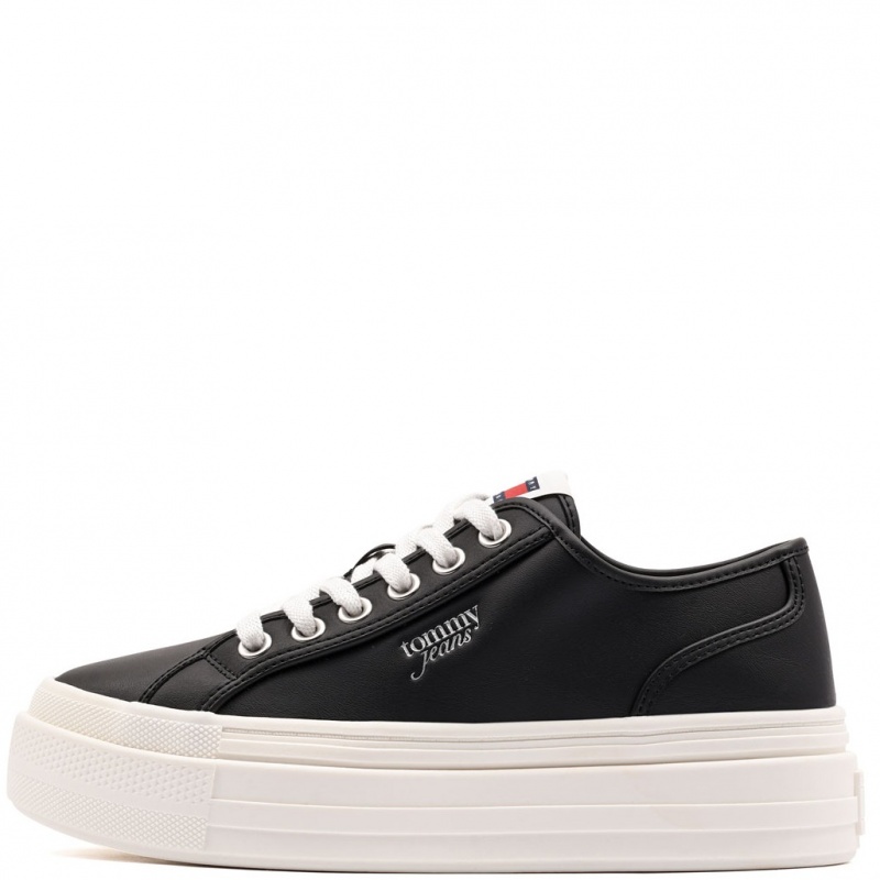 Tommy Hilfiger Tjw Flatform Sneaker Leather Teniși damă EN0EN02964BDS