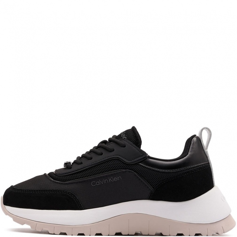 Calvin Klein Runner Lace Up Mesh Mix Adidași damă HW0HW024870GM