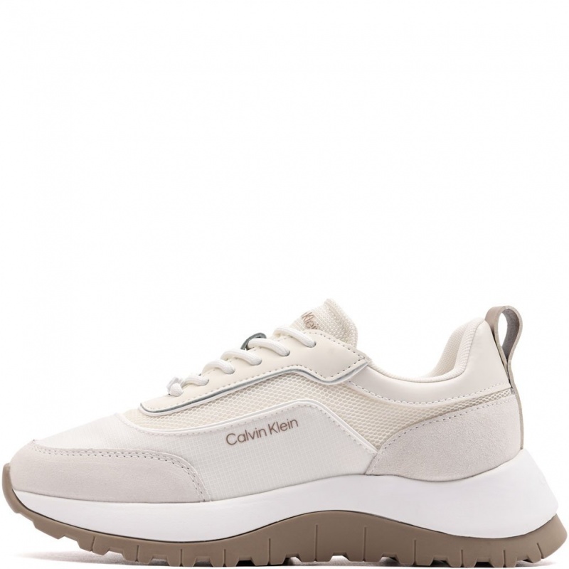 Calvin Klein Runner Lace Up Mesh Mix Adidași damă HW0HW02487YAL