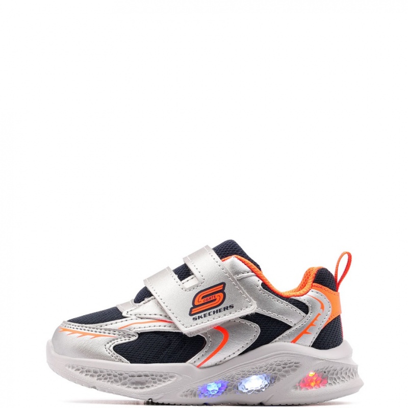 Skechers S Lights-Skechers Meteor-Lights-Glow Spike Adidași copii 401498N-SLOR