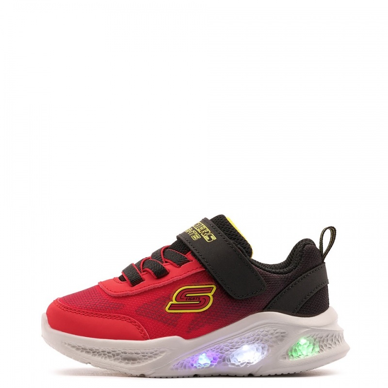 Skechers S Lights-Skechers Meteor-Lights-Krendox Adidași copii 401495N-RDBK