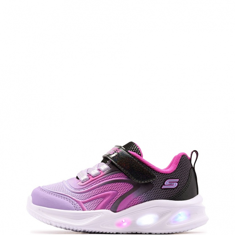 Skechers S Lights-Skechers Sola Glow-Color Breeze Adidași copii 303713N-BKMT