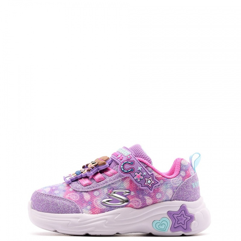 Skechers Snuggle Sneaks-Skech Squad Adidași copii 302214N-LVMT