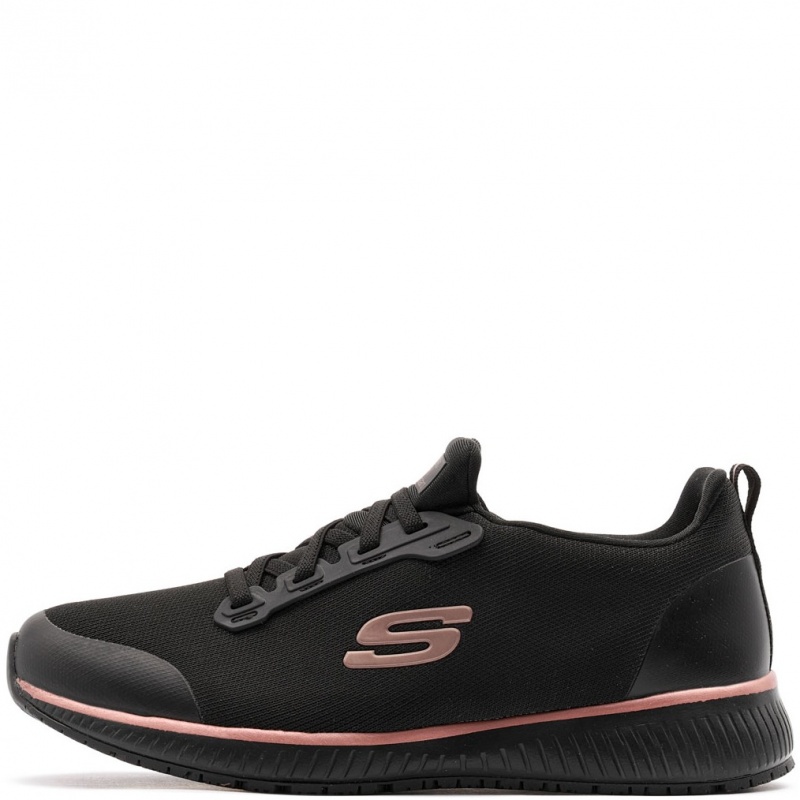 Skechers Squad Slip Resistant Adidași damă 77222EC-BKRG
