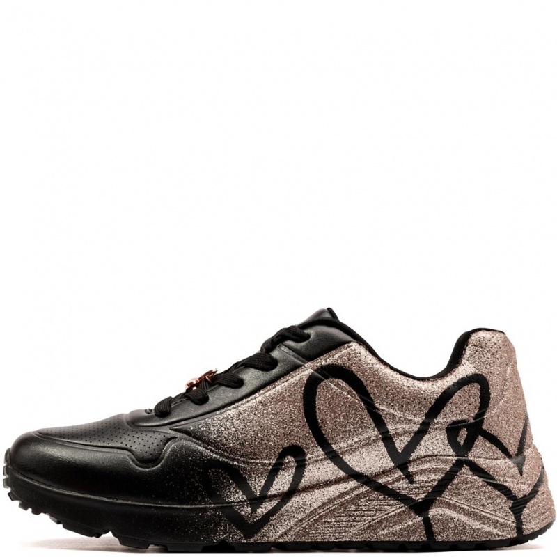 Skechers Uno Lite-Heartdust Forever Adidași 310814L-BKRG