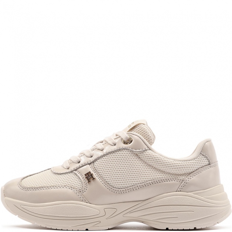 Tommy Hilfiger Modern Runner Shiny Leather Adidași damă FW0FW09413AEO