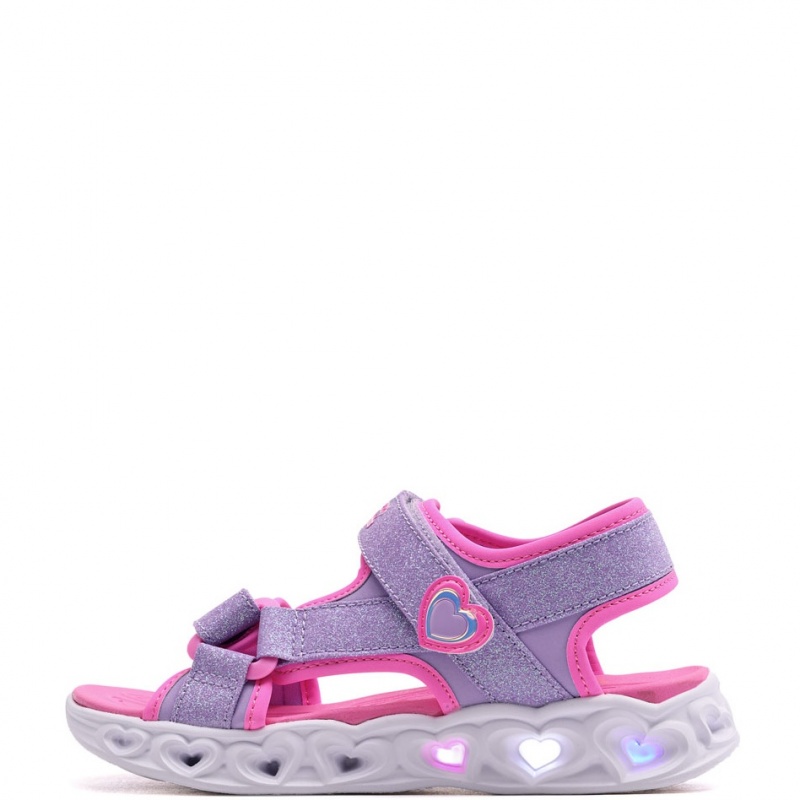 Skechers S Lights-Heart Lights-Sugar Sparks Sandale copii 303114L-LVPK