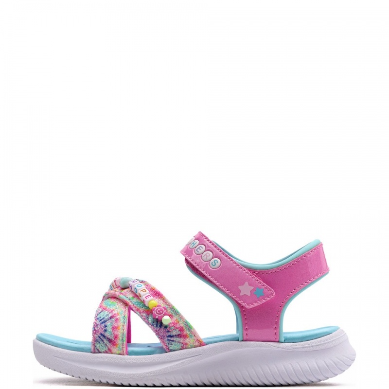 Skechers Jumpsters-Tie Dye Bffs Sandale copii 303045L-PKMT