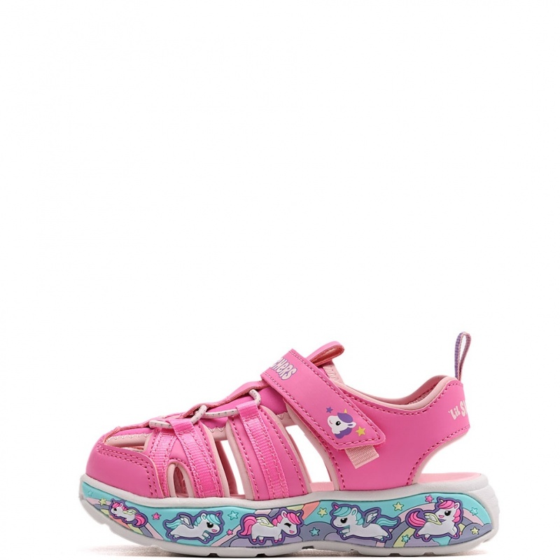 Skechers Play Scene Splash-Cute Crew Sandale copii 303162N-PKLP