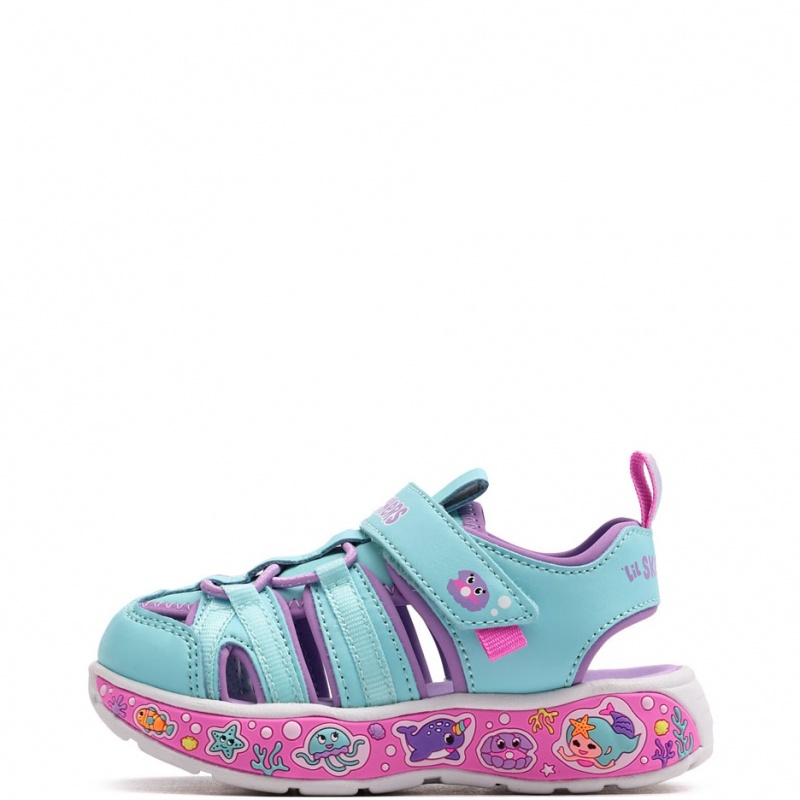 Skechers Play Scene Splash-Cute Crew Sandale copii 303162N-TQLV