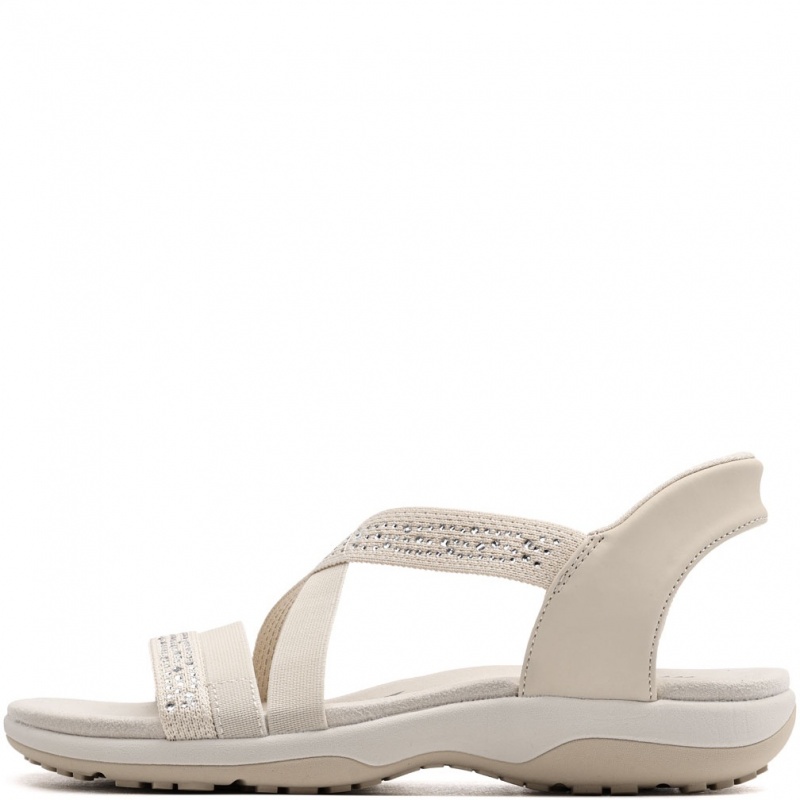 Skechers Reggae Slim-Summer Sparkle Sandale damă 163574-NAT