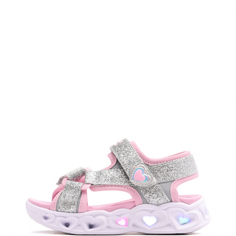 Skechers S Lights-Heart Lights-Sugar Sparks Sandale copii 303114N-SLPK