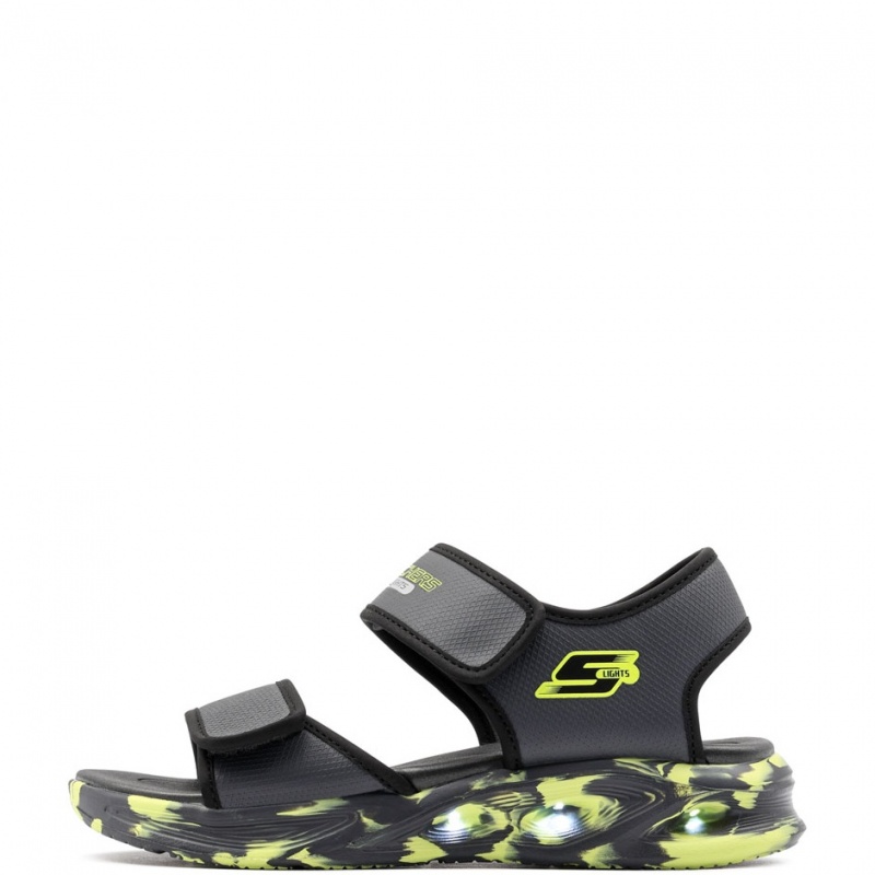 Skechers S Lights-Sola Glow Sandal-Fusion Brights Sandale copii 407032L-CCBK