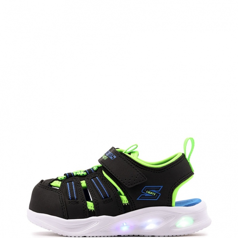 Skechers S Lights-Sola Glow Sandal-Hyper-Coast Sandale copii 407033N-BKLM
