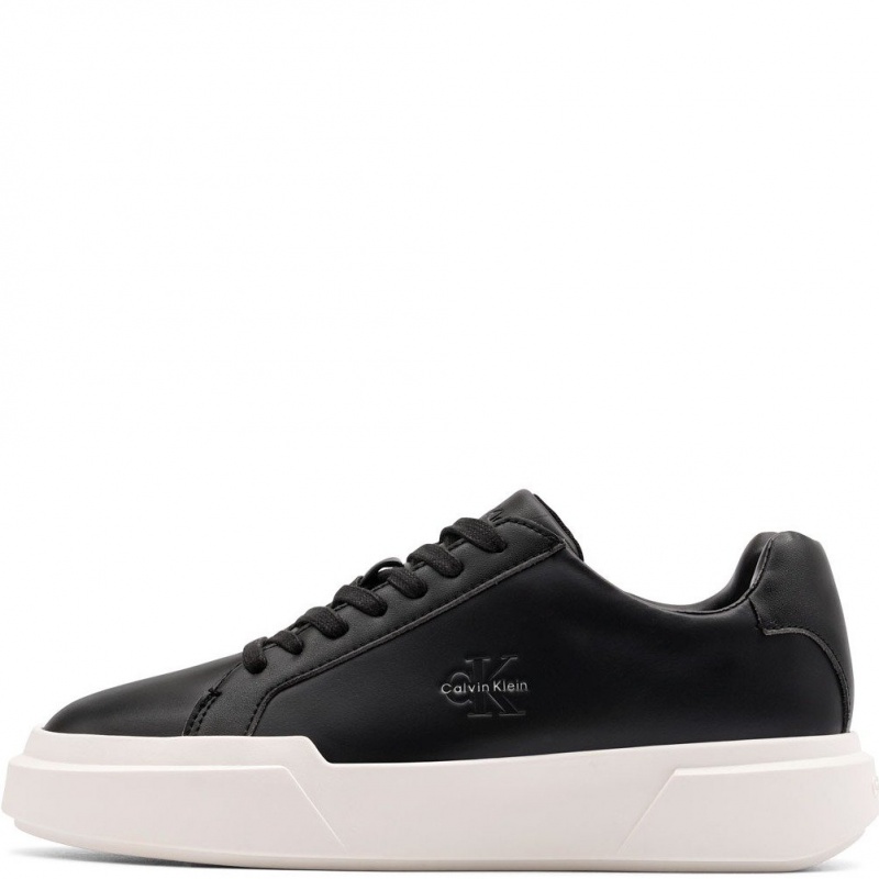 Calvin Klein Chunky Cupsole LaceUp Leather Pantofi sport damă YW0YW019470GM