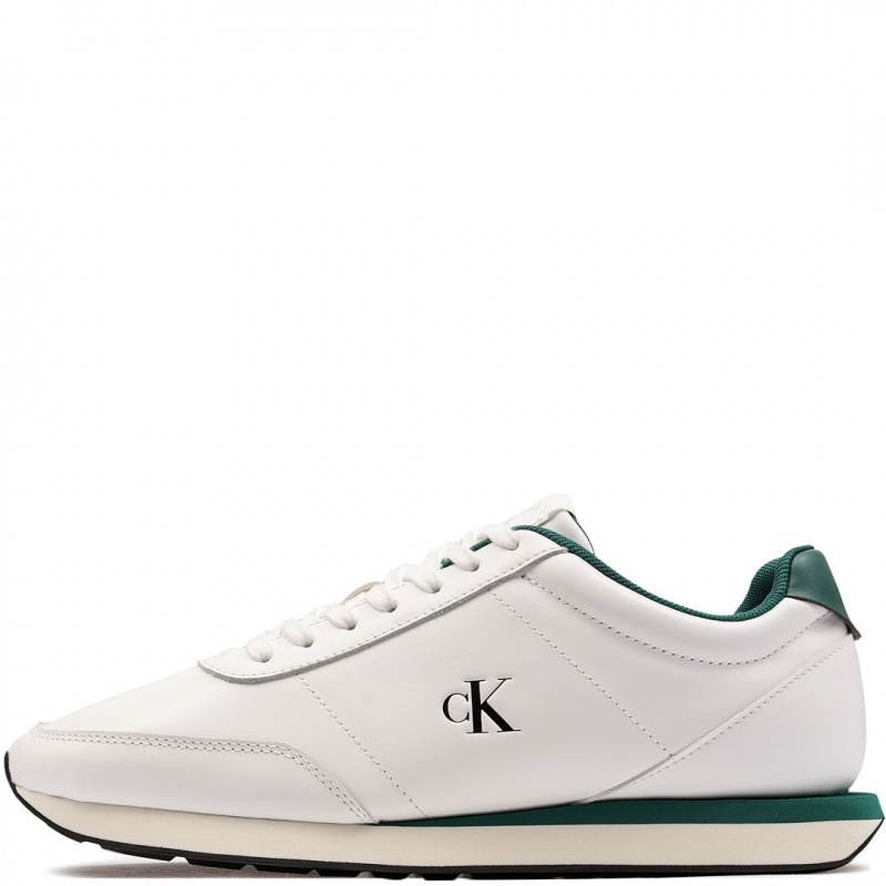 Calvin Klein Retro Runner Ess Leather Pantofi sport bărbați YM0YM013550K5