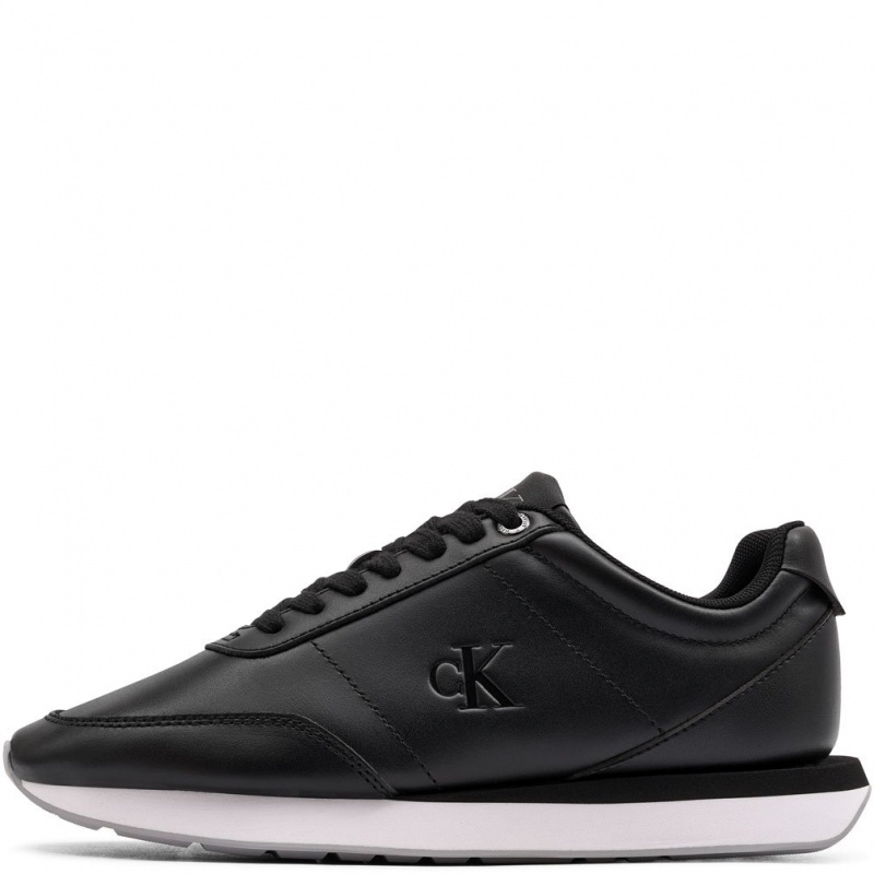 Calvin Klein Retro Runner Lace Up Leather MG Pantofi sport damă YW0YW0194201N