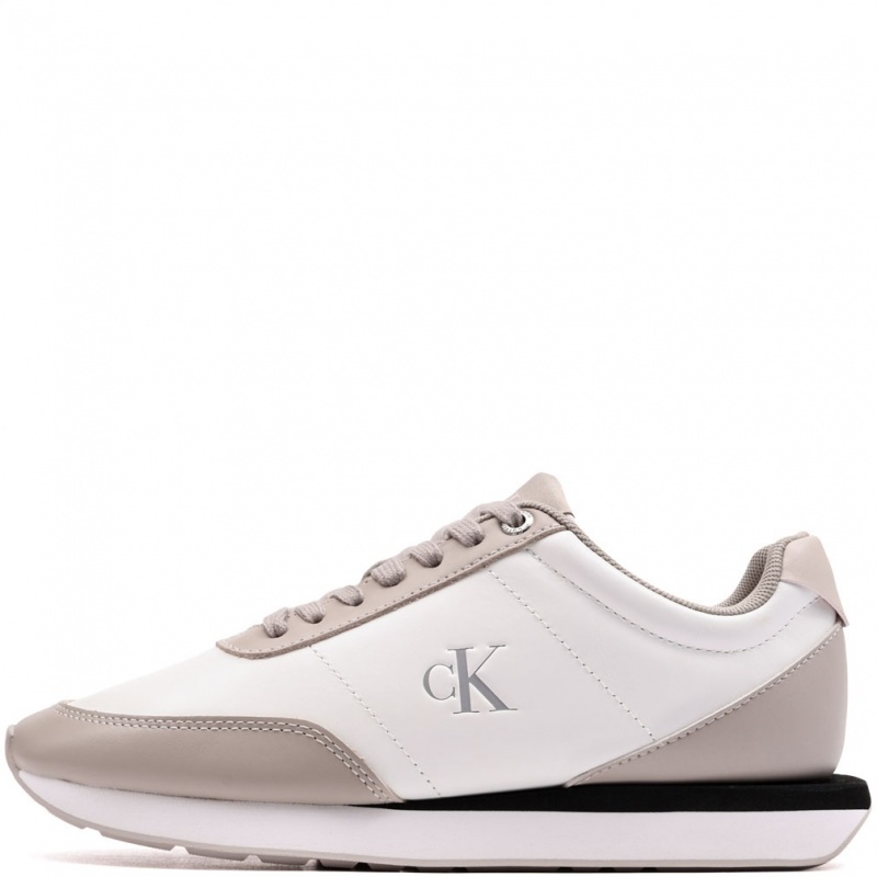 Calvin Klein Retro Runner Lace Up Leather MG Pantofi sport damă YW0YW019420IR