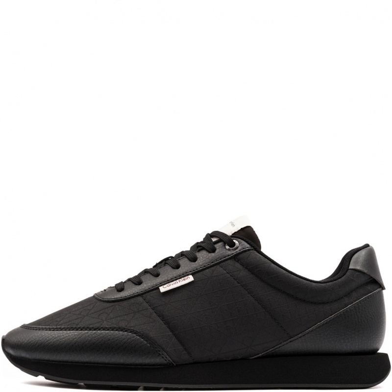 Calvin Klein Retro Runner Leather AOP NY Pantofi sport bărbați HM0HM022130GM