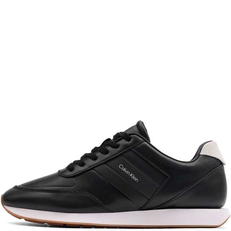 Calvin Klein Retro Runner Leather Tape Pantofi sport bărbați YM0YM013810GM