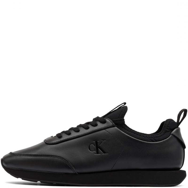 Calvin Klein Retro Runner Sock Laceup Leather Pantofi sport bărbați YM0YM013620GJ
