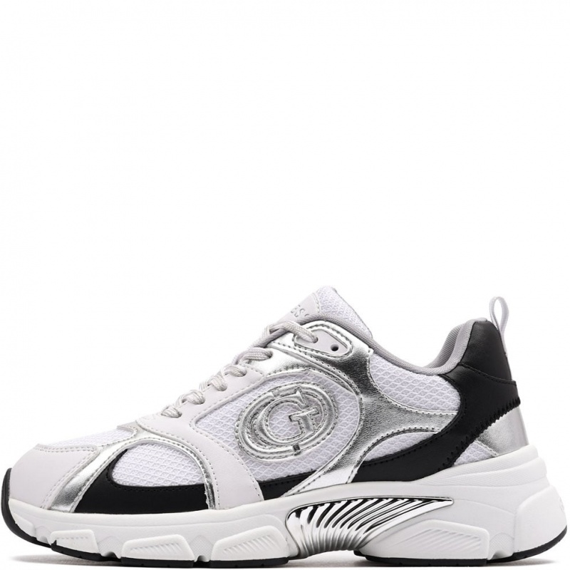 Guess Ibitha Pantofi sport damă FLTIBIELE12-WHBLK