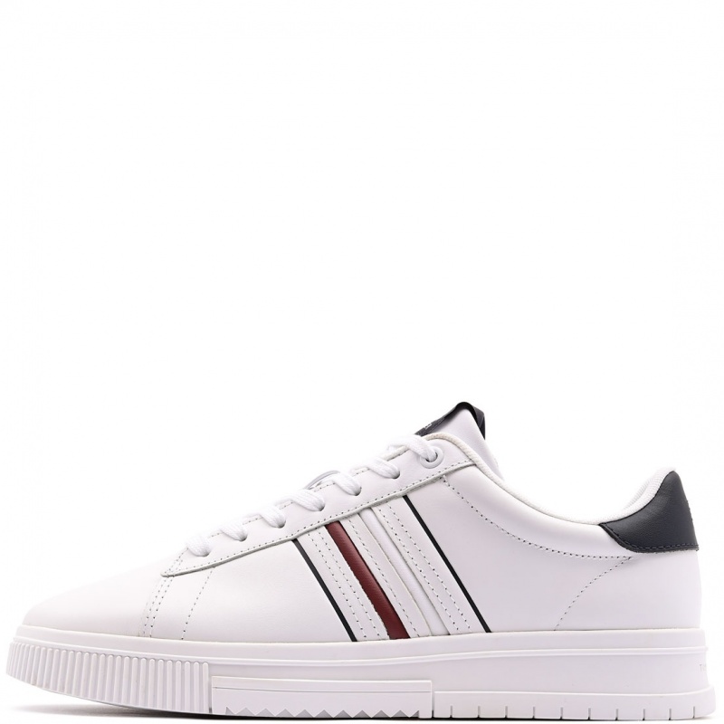 Tommy Hilfiger Modern Cupsole Stripes Leather Pantofi sport bărbați FM0FM05406YBS