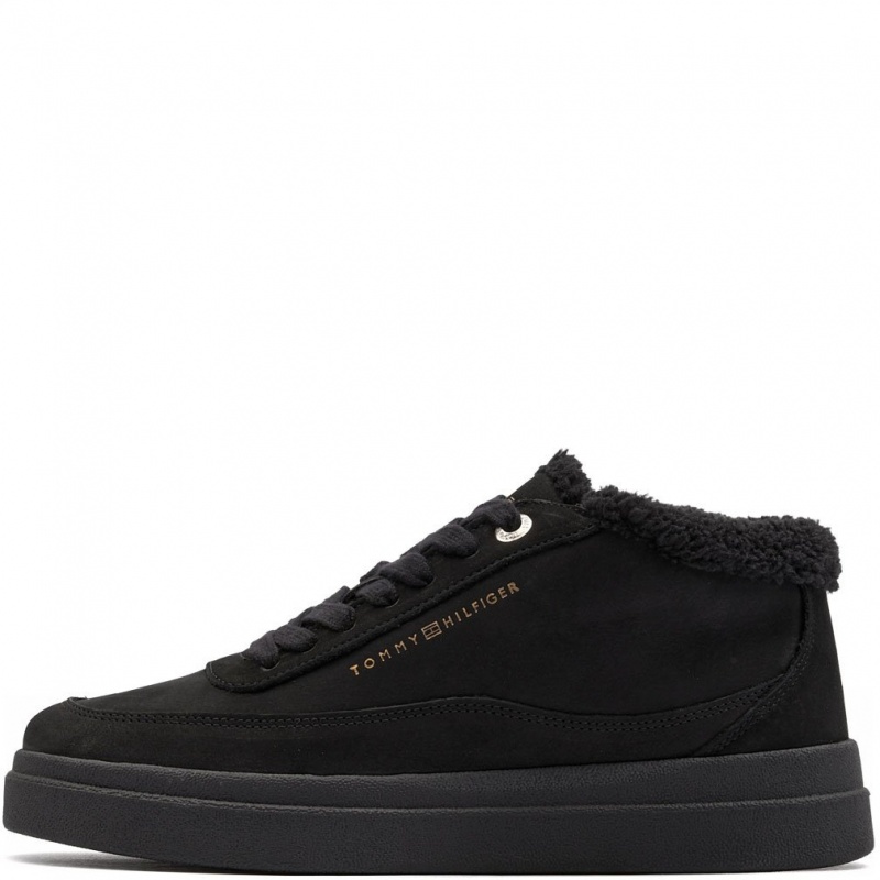 Tommy Hilfiger Modern Court Sneaker MC WL Teniși damă de iarnă FW0FW09000BDS