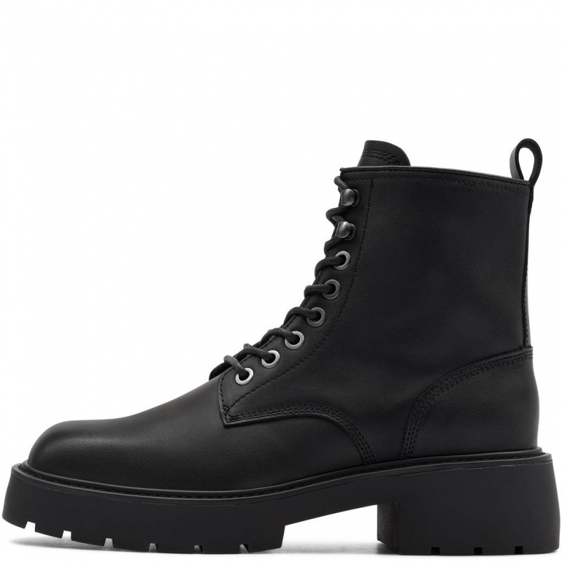 Calvin Klein Chunky Lace Up Zip Boot Pantofi damă de iarnă YW0YW01999BEH