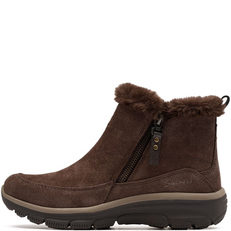 Skechers Easy Going-Cool Zip Pantofi damă de iarnă 167862-CHOC
