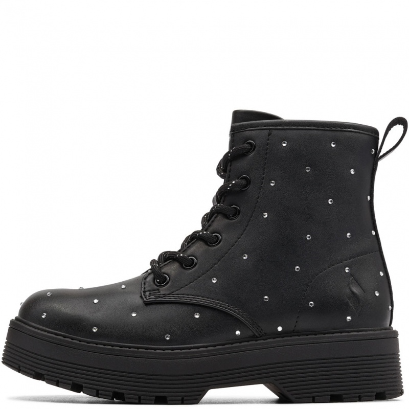 Skechers Gravlen Hi-Jewel Strut Încălțăminte iarnă 303471L-BLK