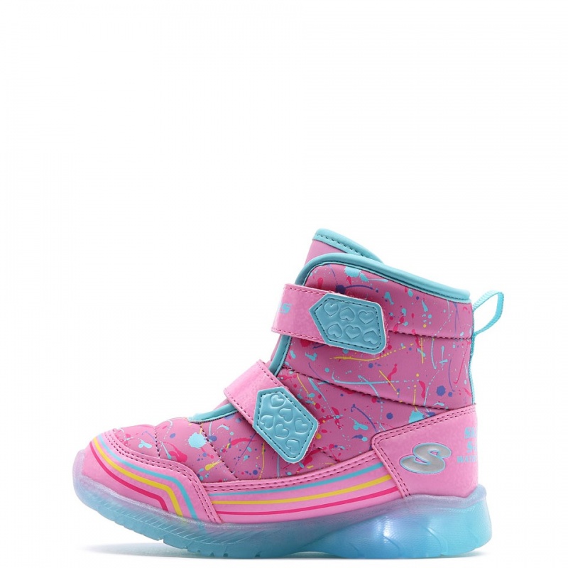 Skechers S Lights-Illumi-Brights-Power Paint Pantofi de iarnă copii 302653N-PKMT
