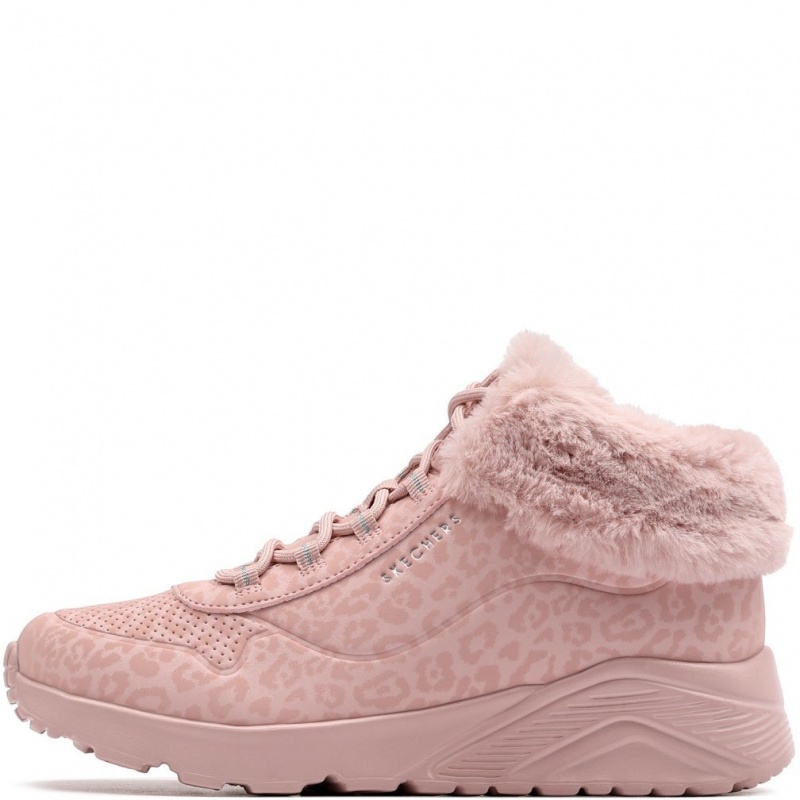Încălțăminte iarnă Skechers Uno Lite-Cozy Leopard 310362L-BLSH Skechers Uno Lite-Cozy Leopard Încălțăminte iarnă 310362L-BLSH