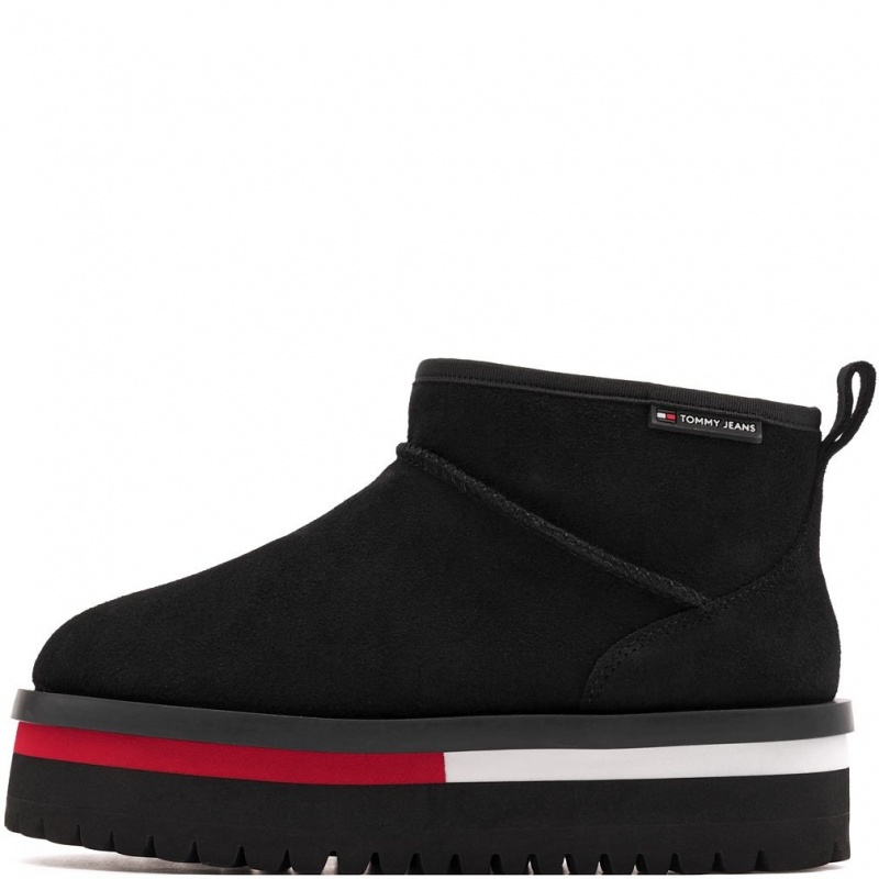 Tommy Hilfiger TJW Flatform Snow Boot Suede Pantofi damă de iarnă EN0EN02841BDS