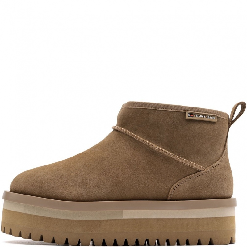 Tommy Hilfiger TJW Flatform Snow Boot Suede Pantofi damă de iarnă EN0EN02841RBH