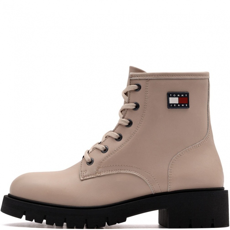 Tommy Hilfiger TJW Lace Up Leather Boot Pantofi damă de iarnă EN0EN02824AES