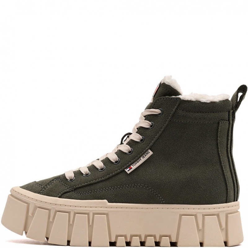 Tommy Hilfiger TJW Vulc Flatform Suede WL Pantofi damă de iarnă EN0EN02894MRH